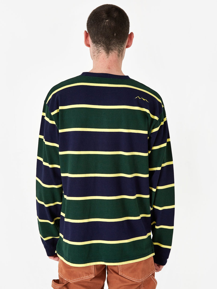 Manastash Manastash Aberdeen Rugger II Longsleeve T-Shirt - Dark Green - Green