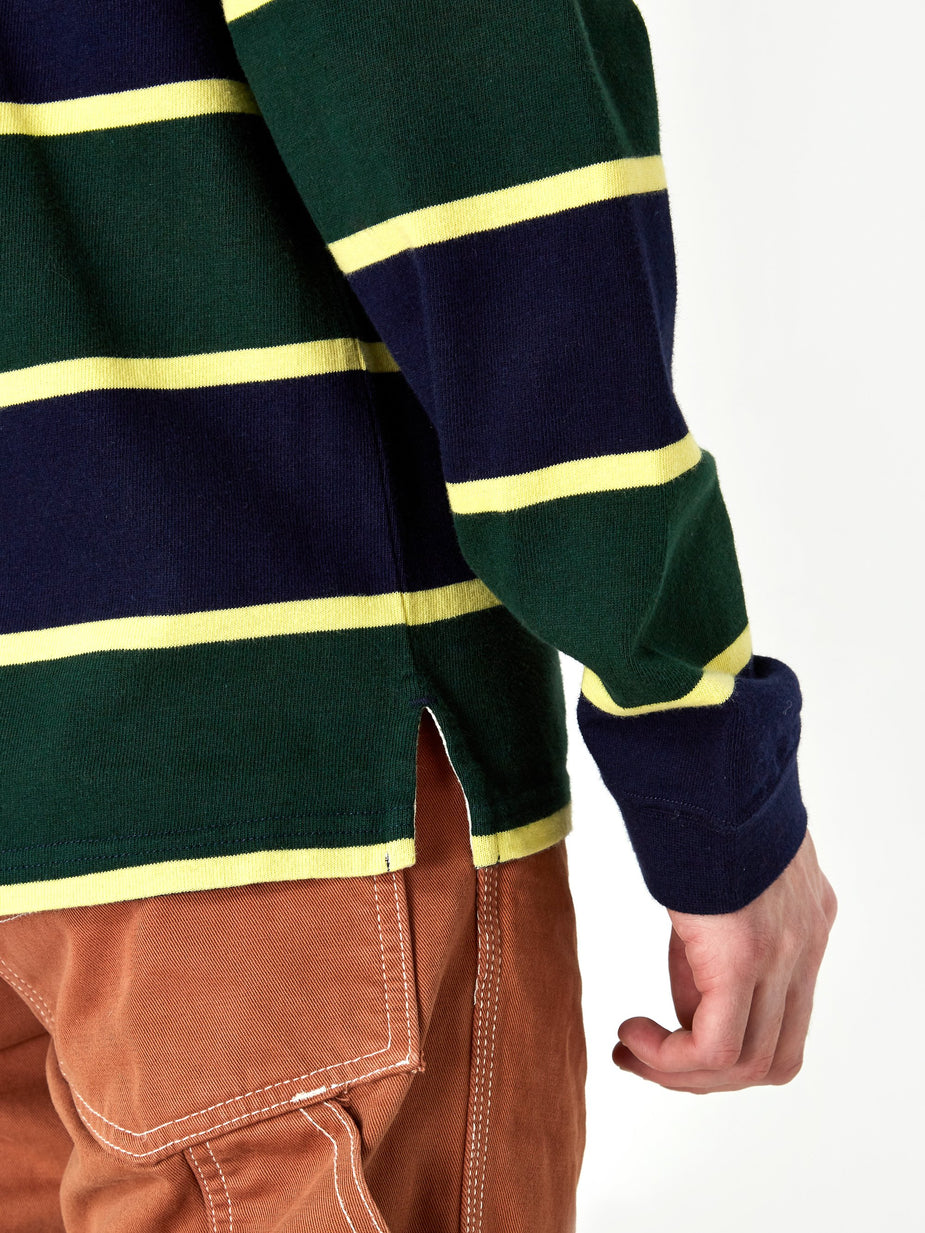 Manastash Manastash Aberdeen Rugger II Longsleeve T-Shirt - Dark Green - Green
