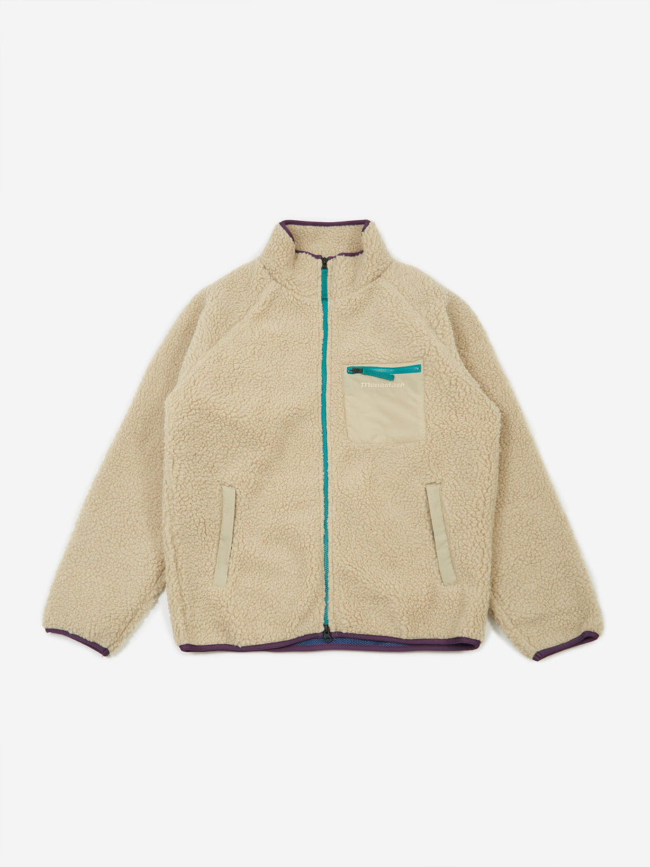 Manastash Manastash MT Gorilla V Fleece Jacket - Natural - Neutrals