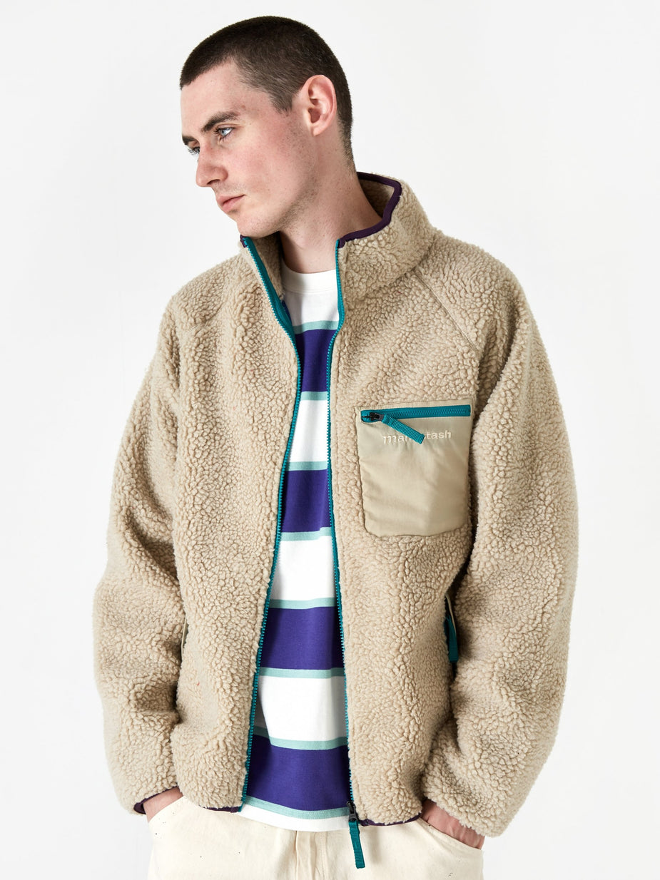 Manastash Manastash MT Gorilla V Fleece Jacket - Natural - Neutrals
