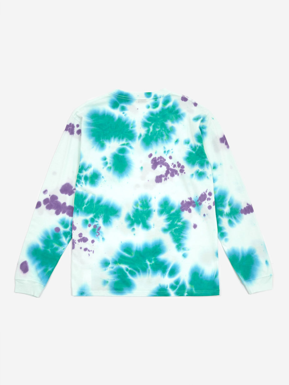Manastash Manastash Random Dye Logo Longsleeve T-Shirt - Purple - Purple