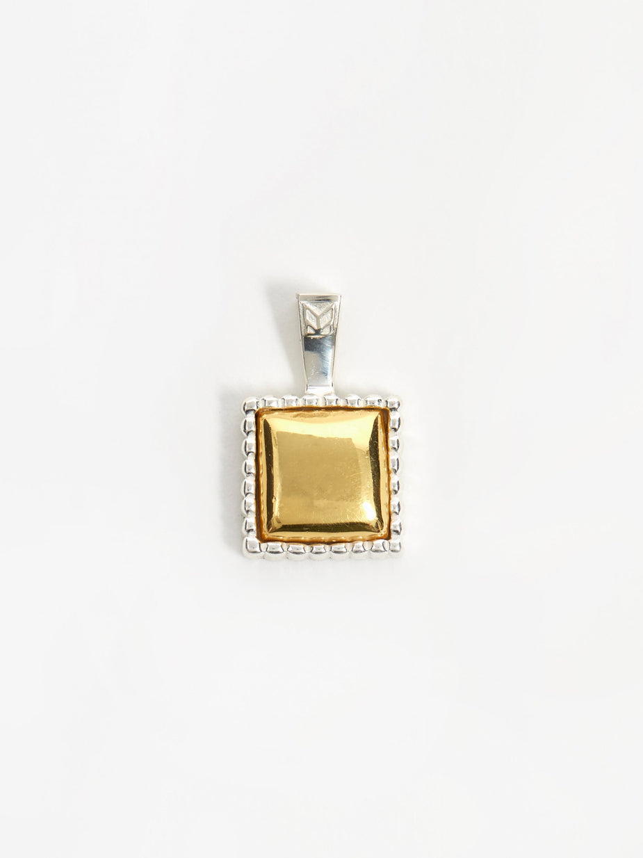 Maple Maple Snookee Pendant - Silver/Gold Plated - Gold