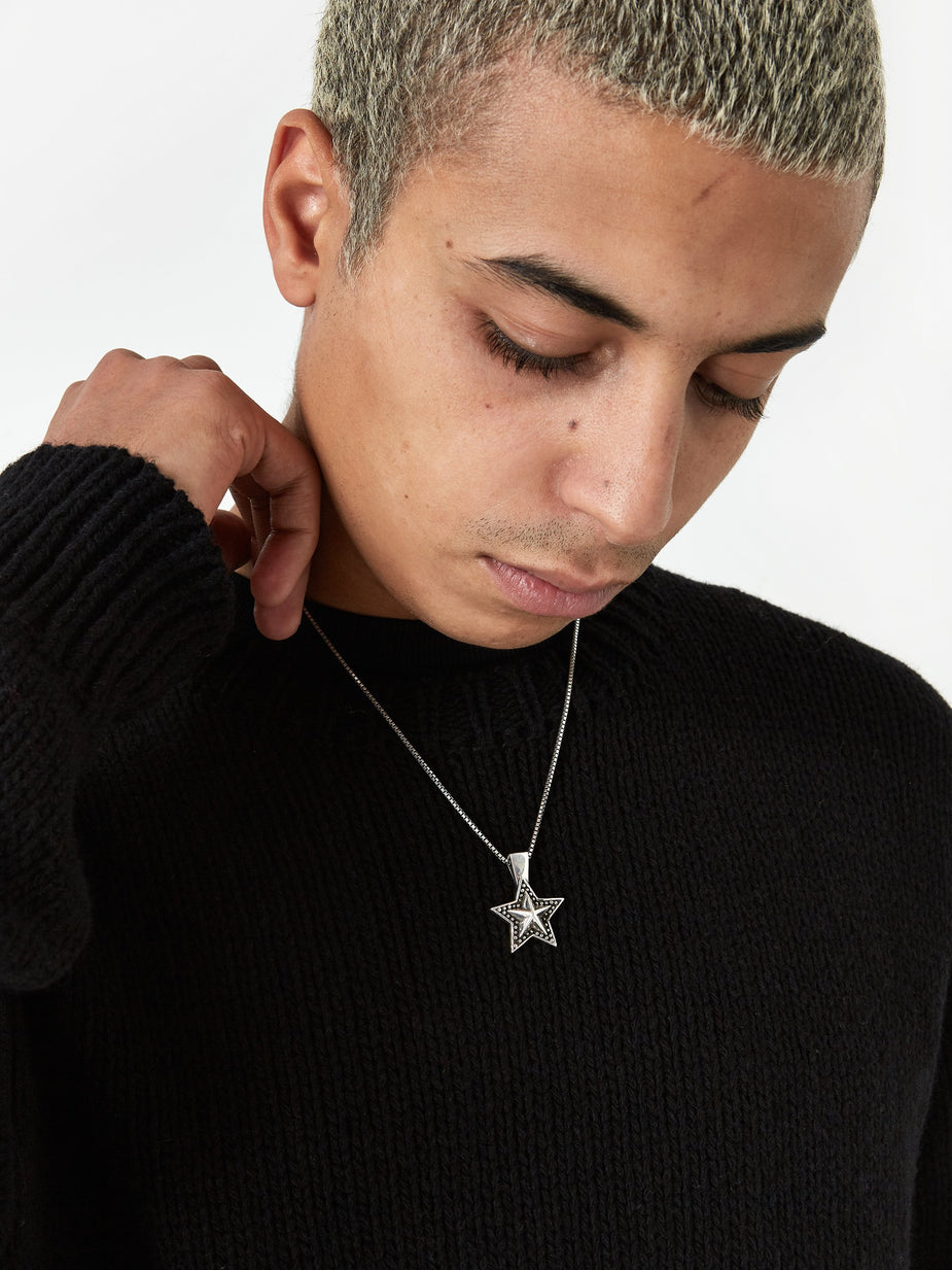 Maple Maple Star Pendant - Silver - Silver