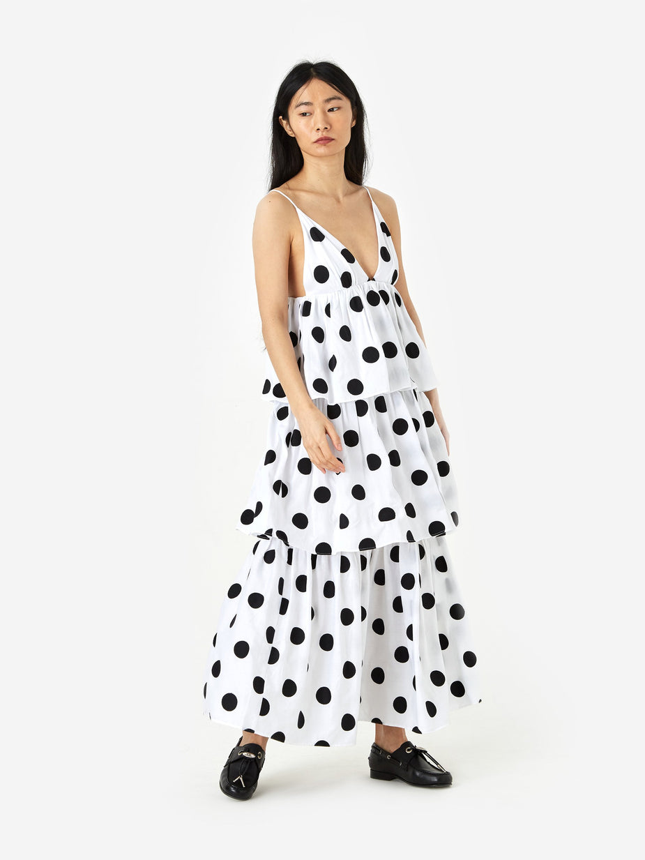 Mara Hoffman Mara Hoffman Bari Dress - Black/White - Black