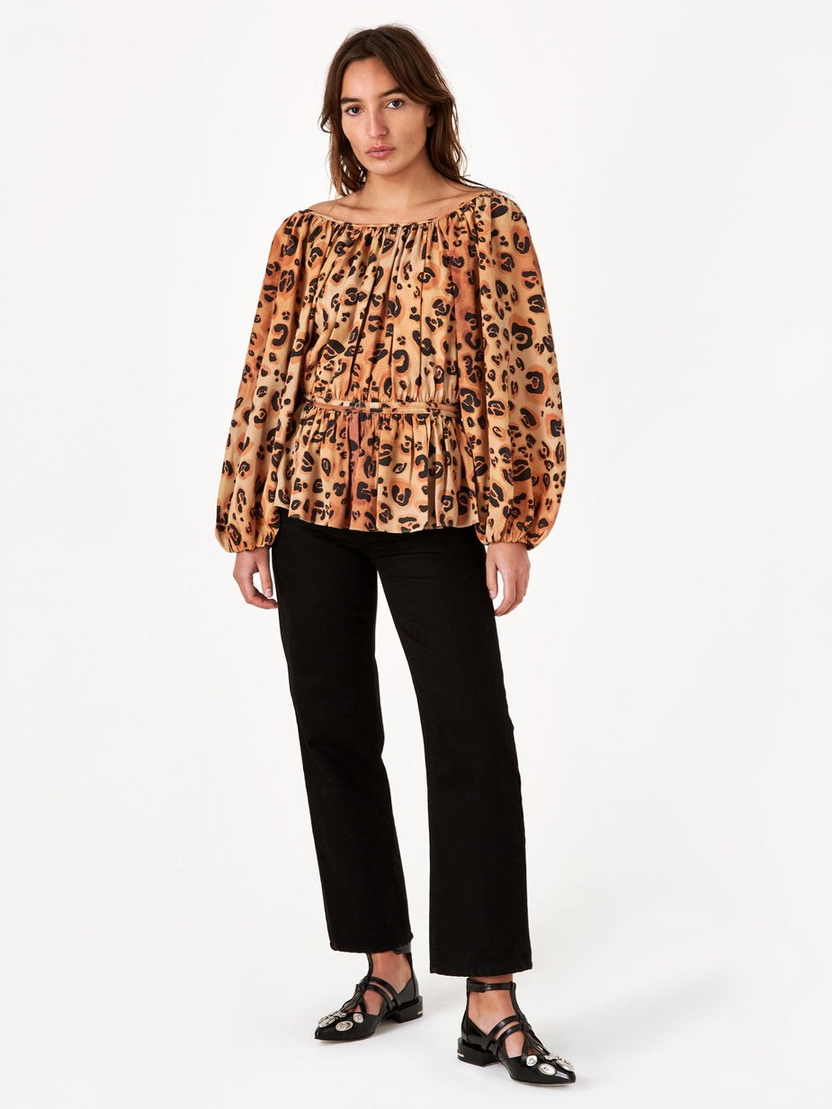Mara Hoffman Mara Hoffman Maud Top - Brown Multi - Brown