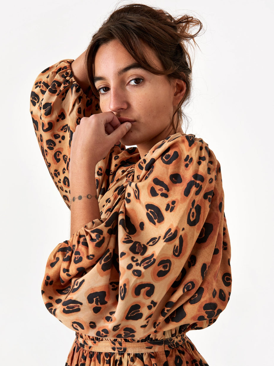 Mara Hoffman Mara Hoffman Maud Top - Brown Multi - Brown