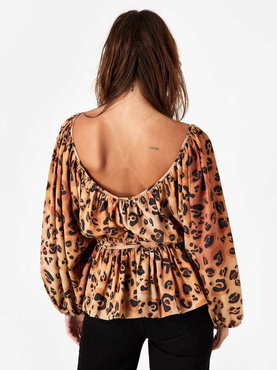 Mara Hoffman Mara Hoffman Maud Top - Brown Multi - Brown