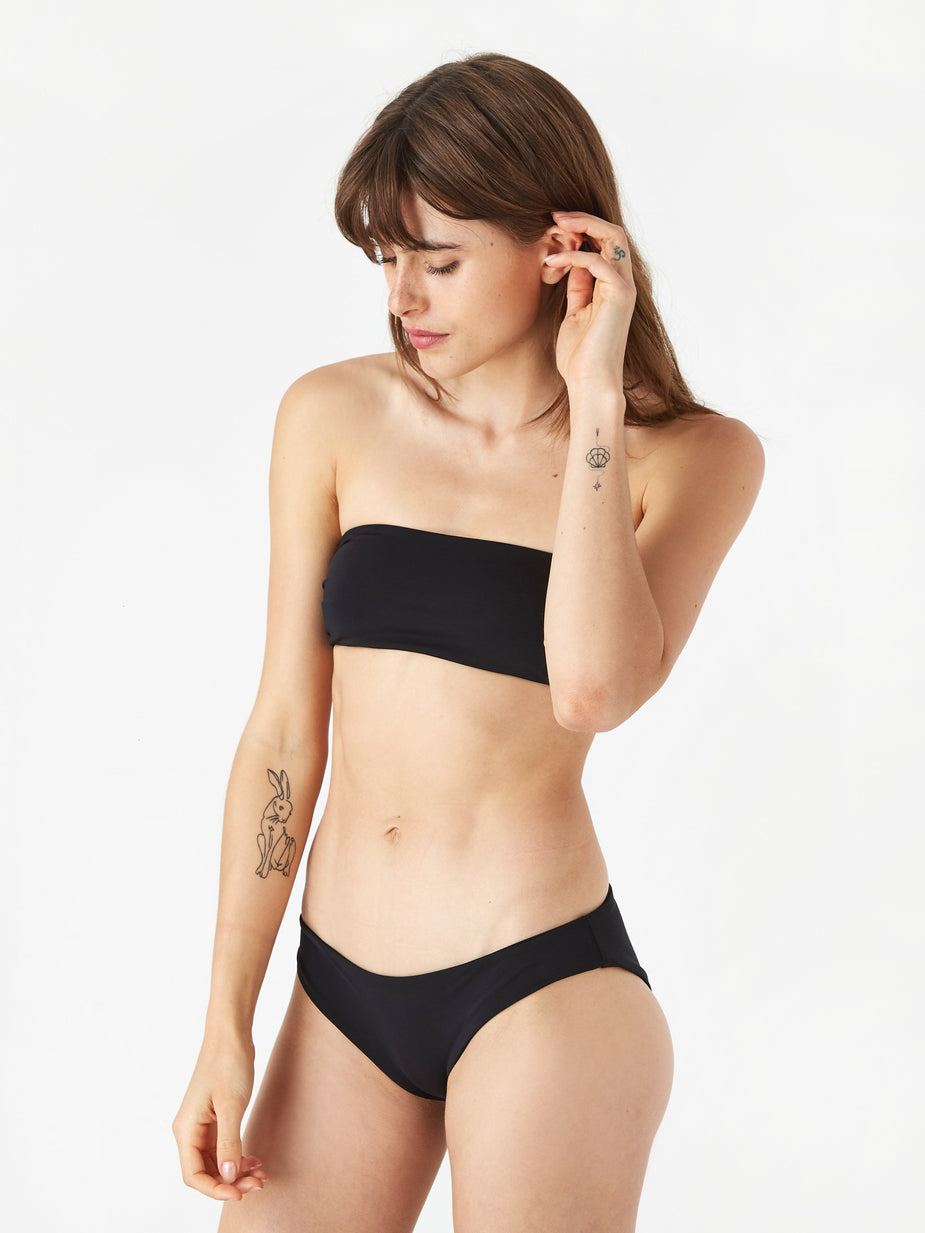 Mara Hoffman Mara Hoffman Zoa Bikini Bottom - Black - Black
