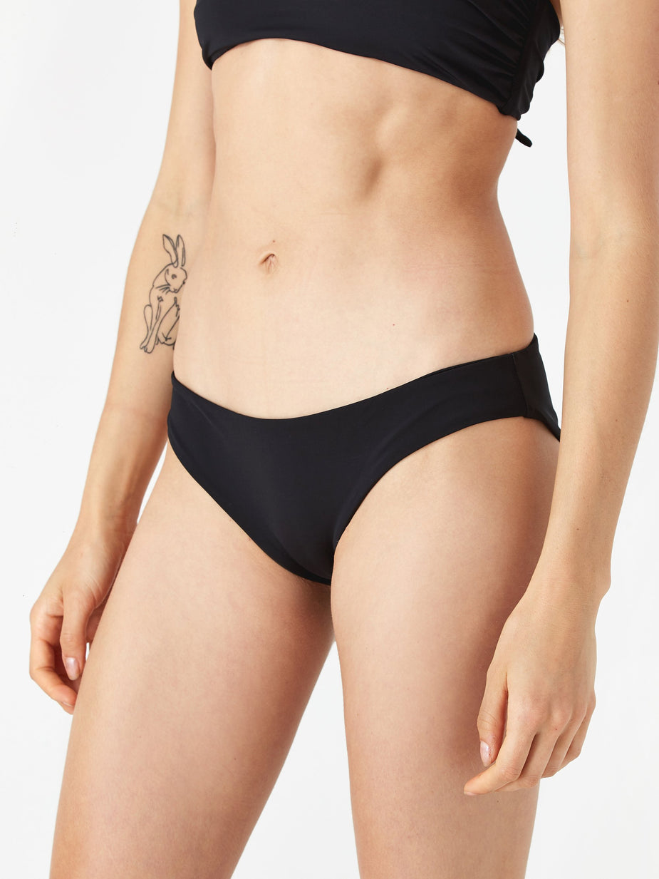 Mara Hoffman Mara Hoffman Zoa Bikini Bottom - Black - Black