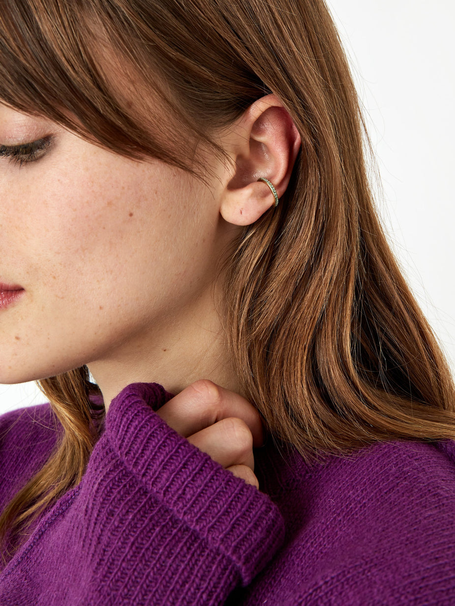Maria Black Maria Black Colore Ear Cuff Mint - High Polished Gold - Gold