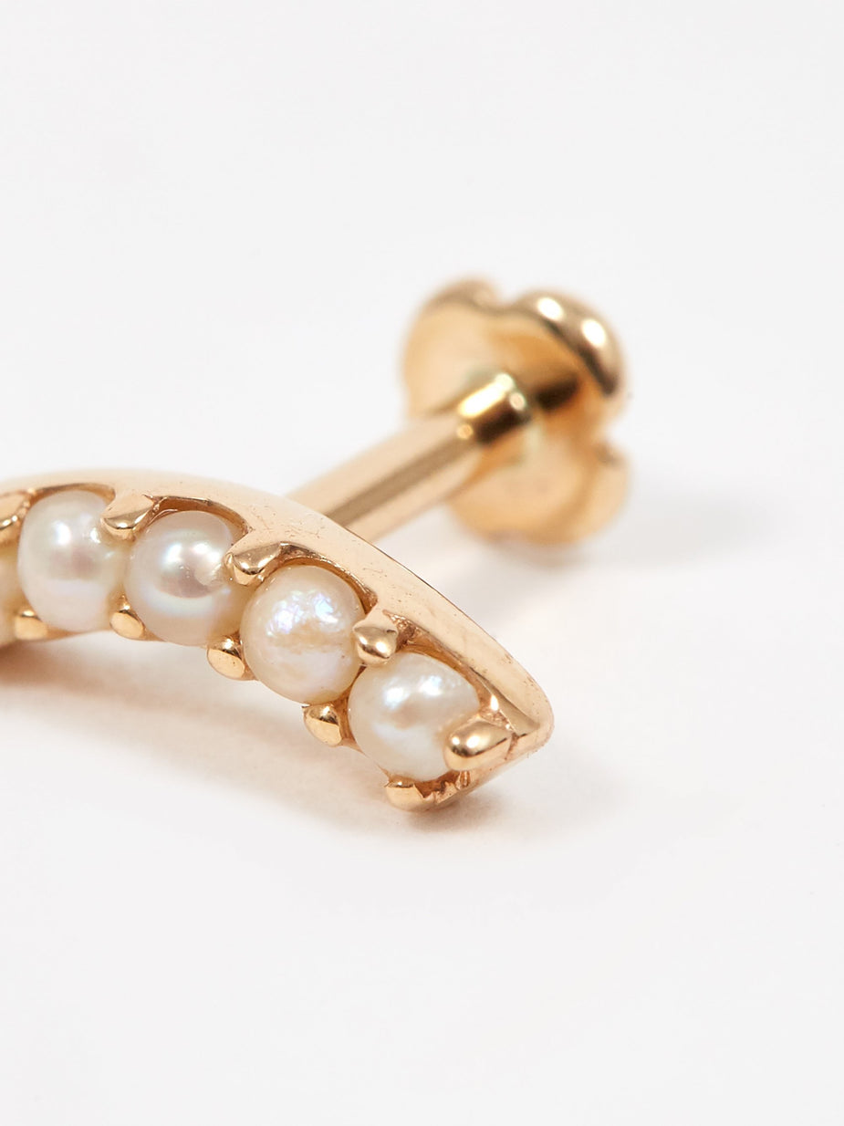 Maria Black Maria Black Courbe Labret - 14kt Yellow Gold - Gold