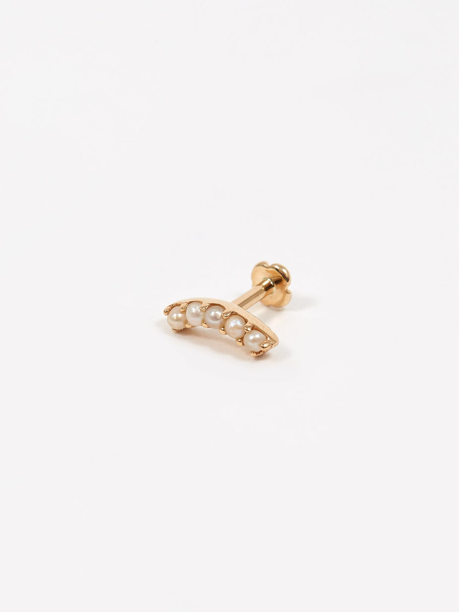 Maria Black Maria Black Courbe Labret - 14kt Yellow Gold - Gold
