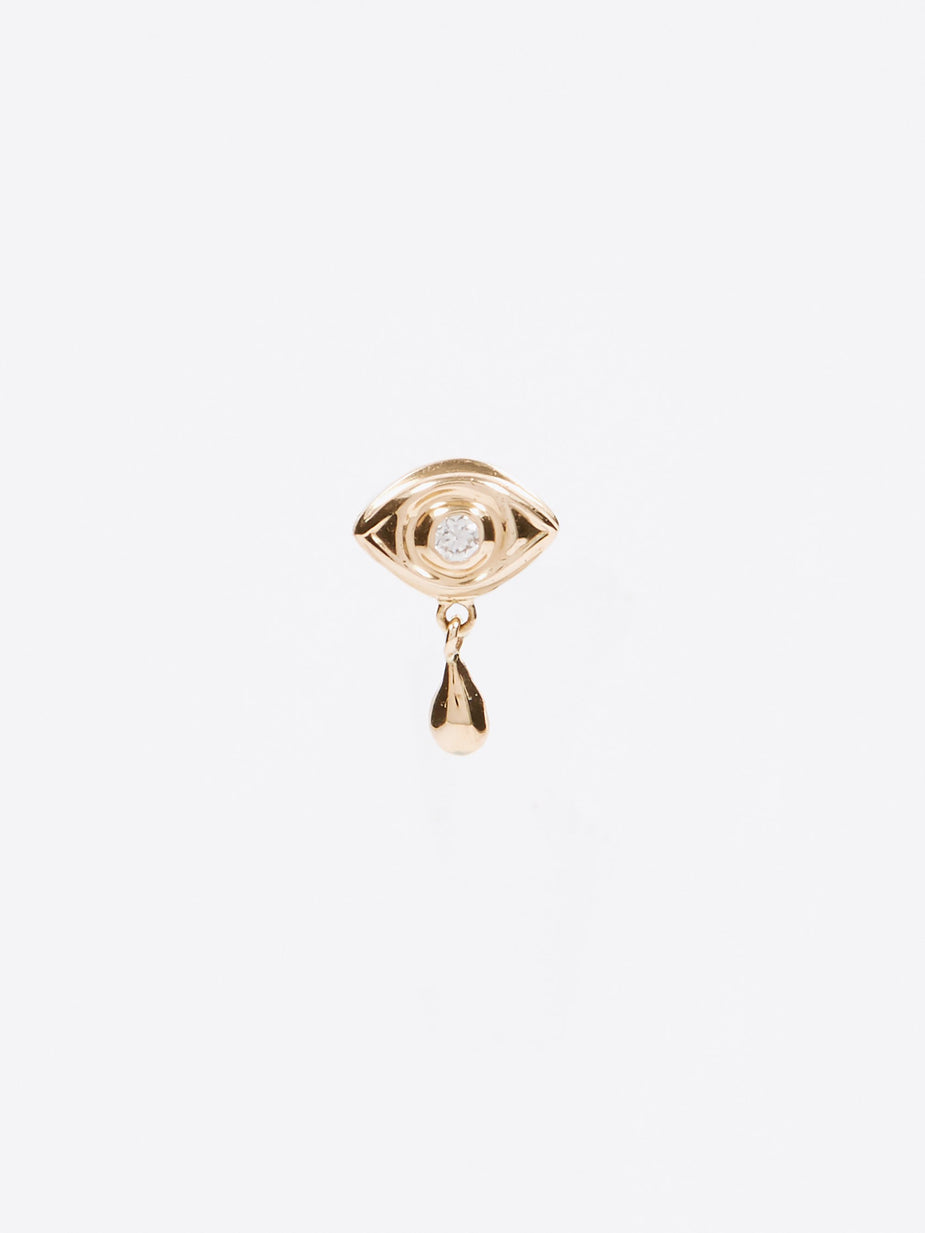 Maria Black Maria Black Diamond Eye Labret - 14kt Yellow Gold - Gold