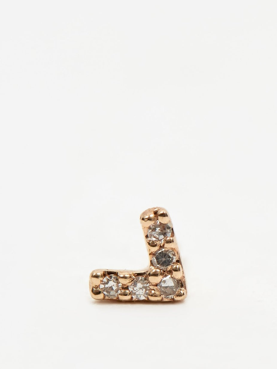 Maria Black Maria Black Diamond Velvet Stud - 14kt Yellow Gold - Gold