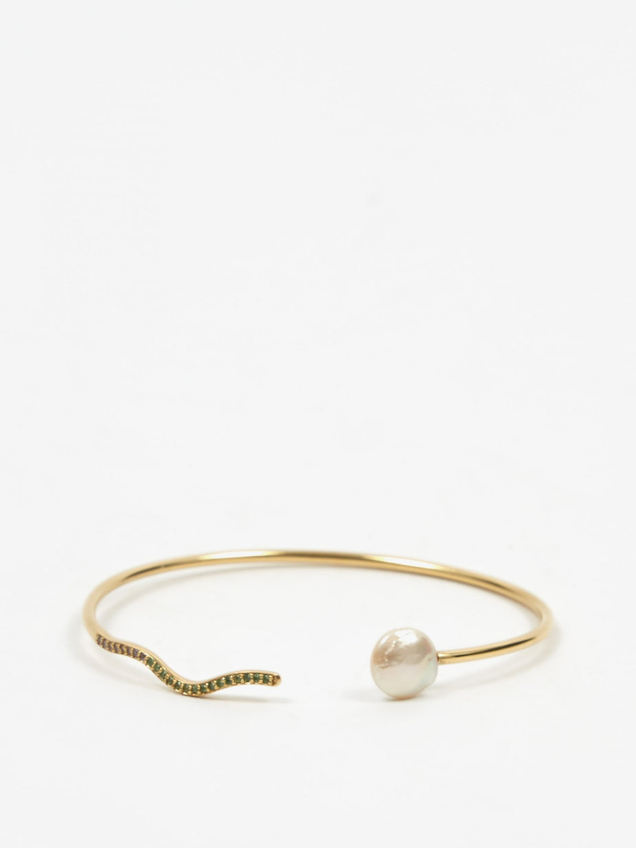 Maria Black Maria Black Onda Flexible Cuff - High Polished Gold - Gold