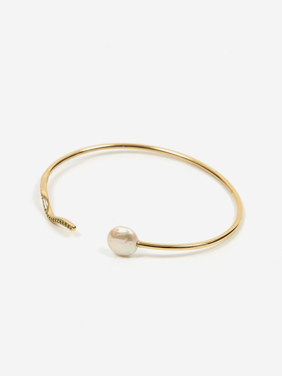 Maria Black Maria Black Onda Flexible Cuff - High Polished Gold - Gold