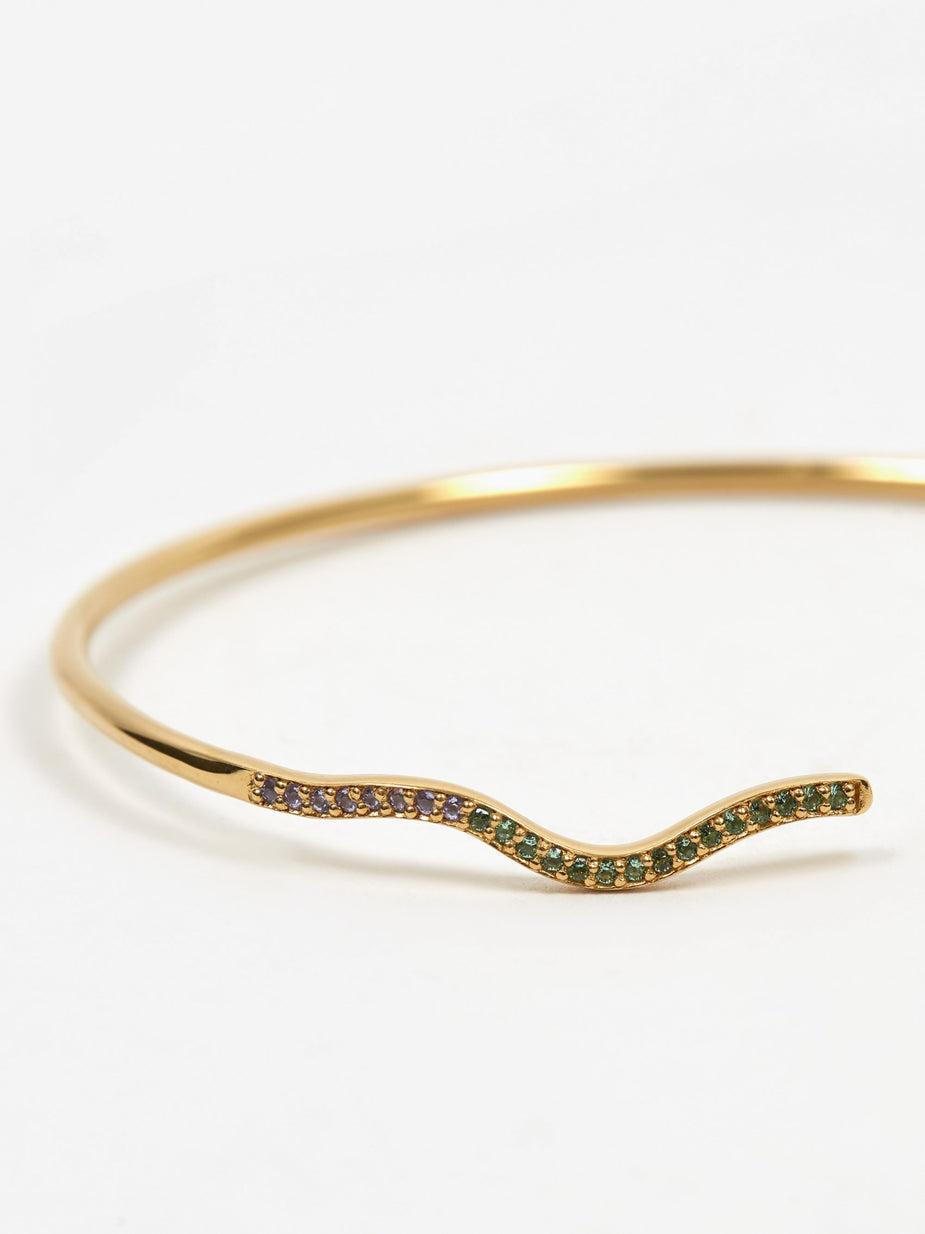 Maria Black Maria Black Onda Flexible Cuff - High Polished Gold - Gold