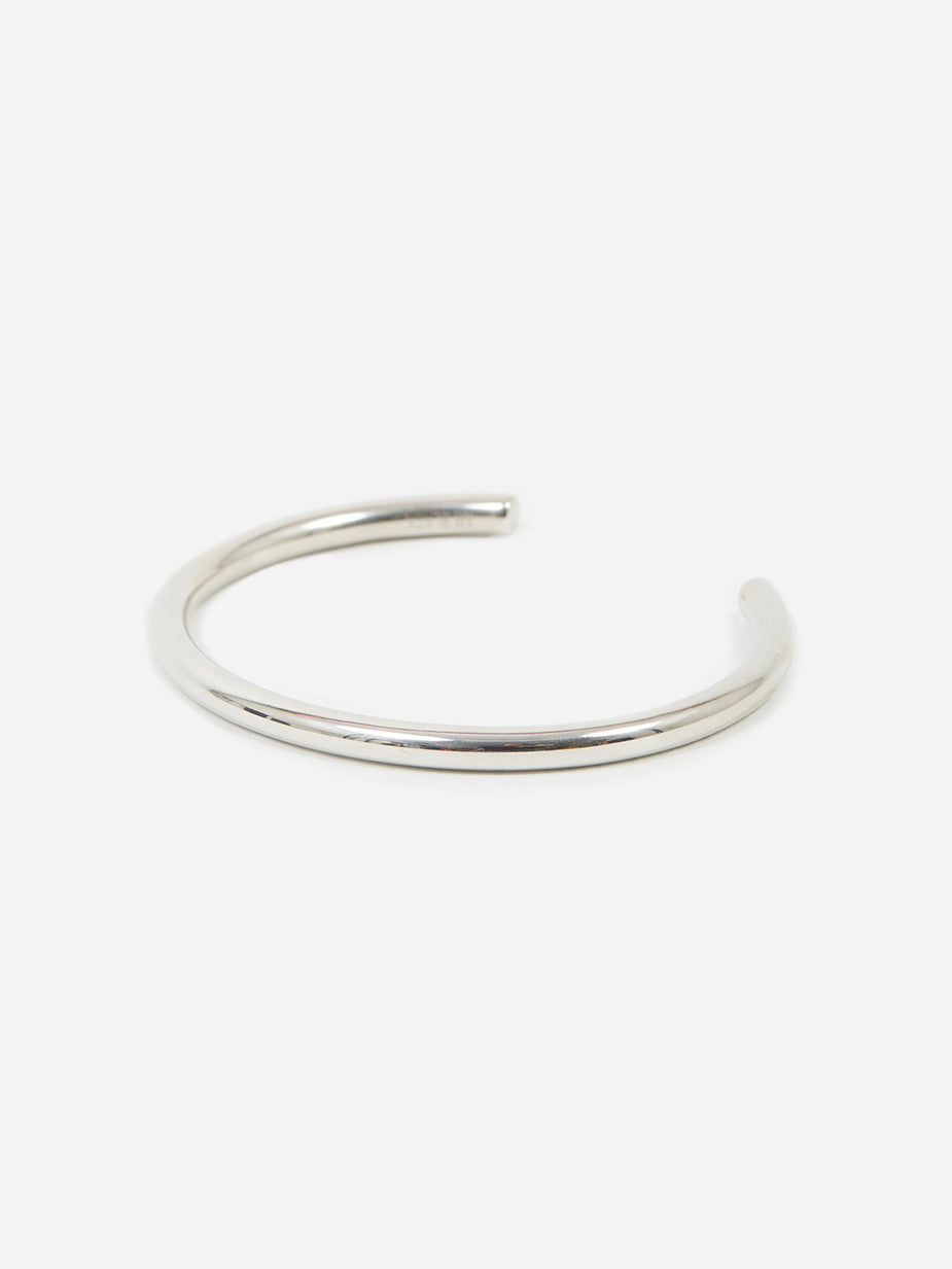 Maria Black Maria Black Large Plain Bangle - Silver - Silver