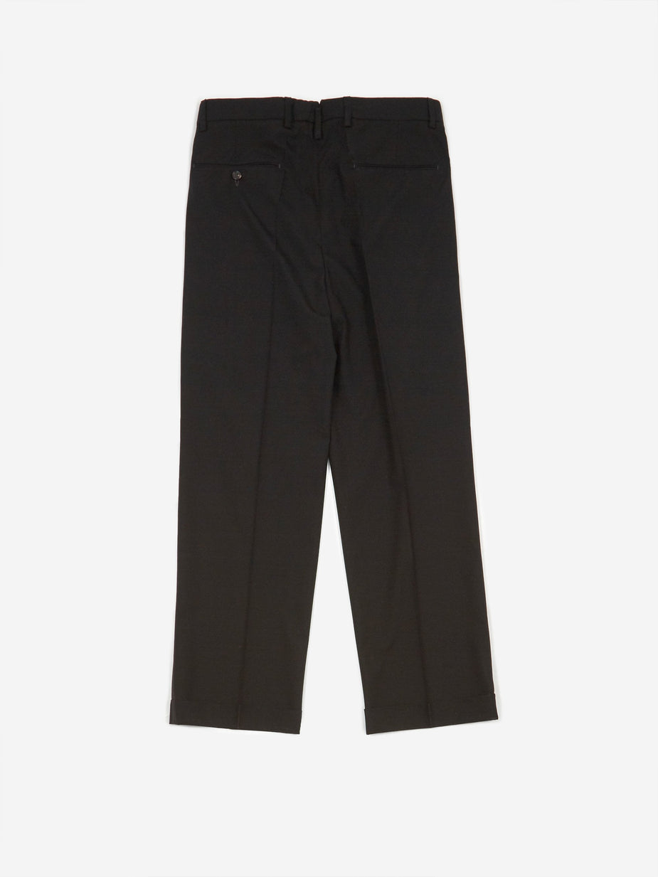 Marni Marni Cotton Wool Tonic Trouser - Black - Black