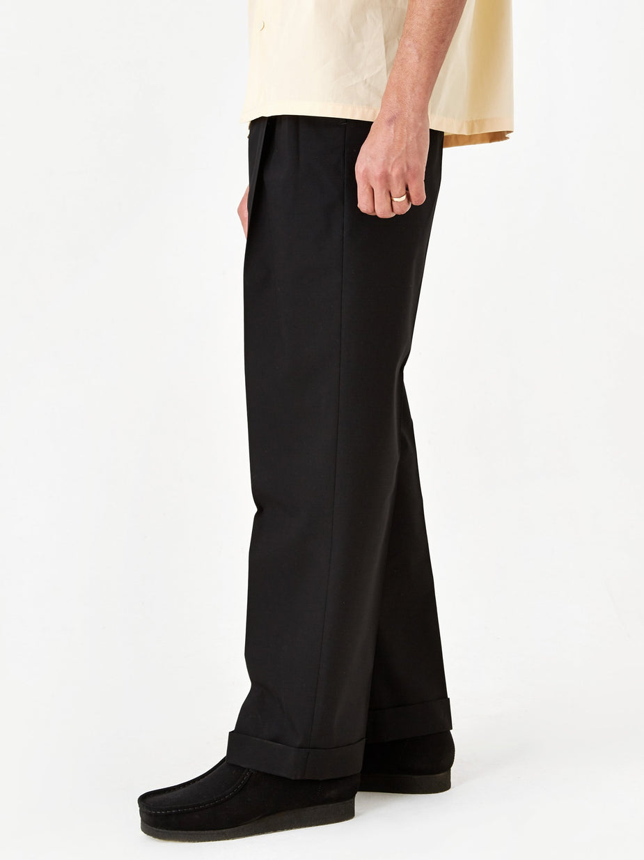 Marni Marni Cotton Wool Tonic Trouser - Black - Black