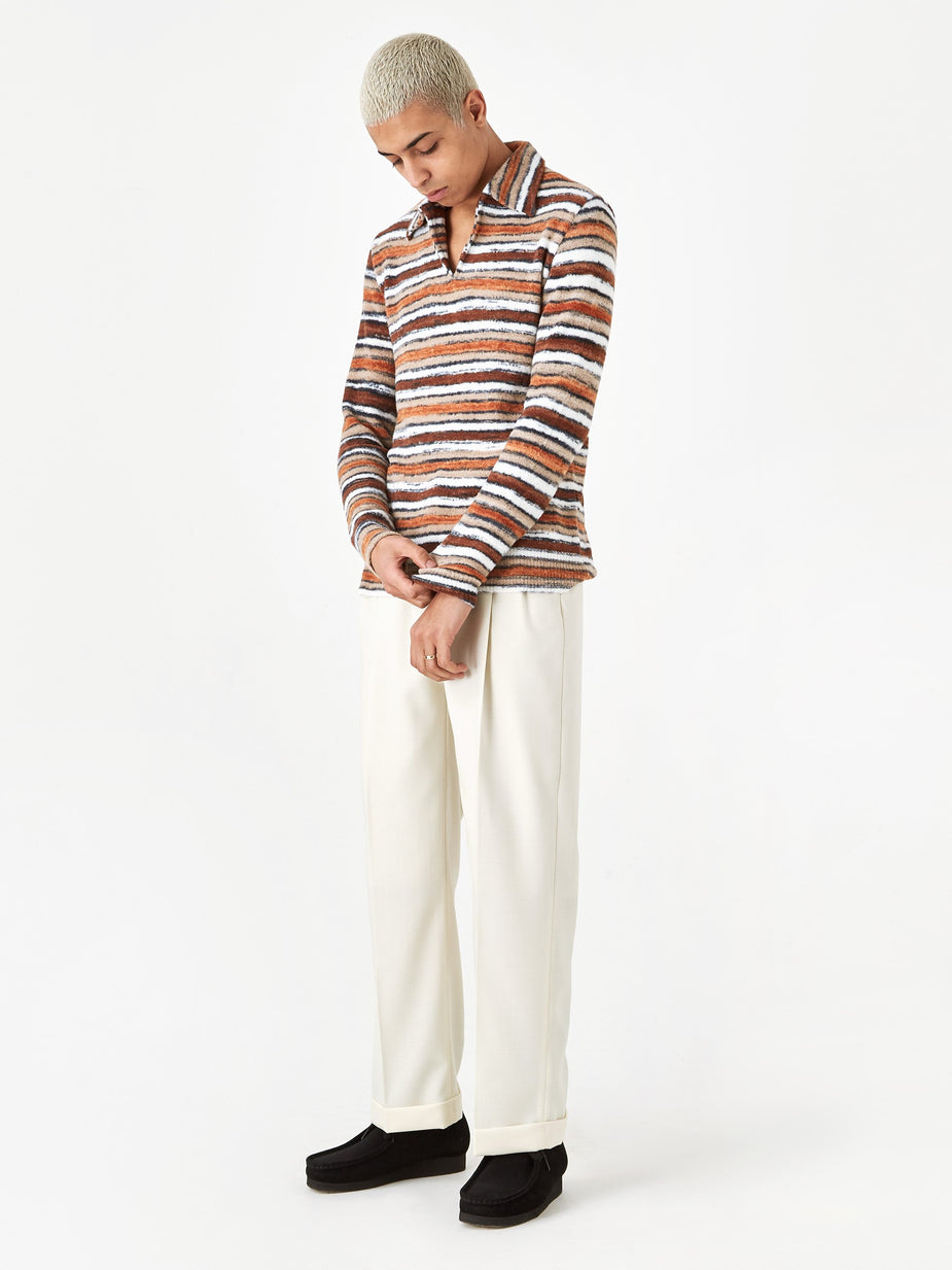 Marni Marni Printed Yarn Pullover Knit Jumper - Brown Mix - Brown