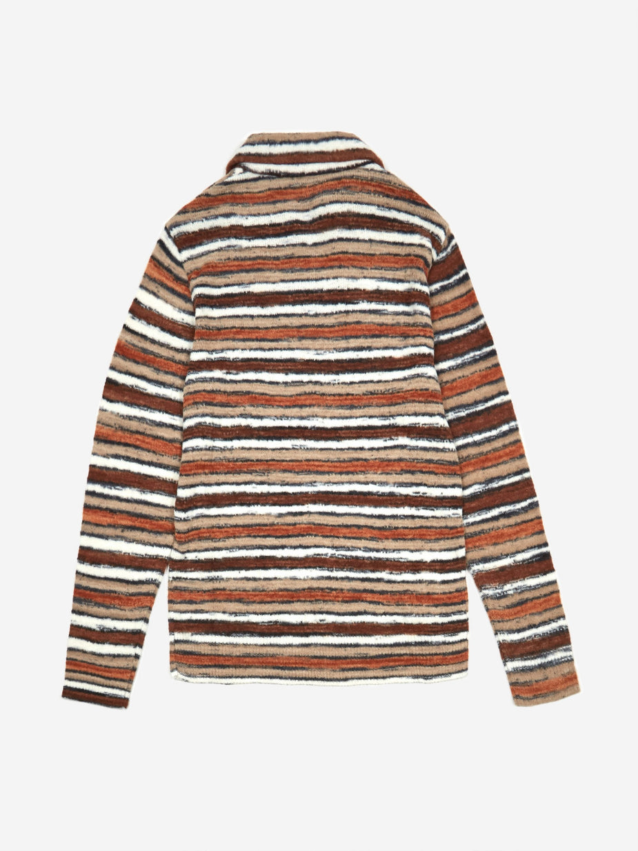 Marni Marni Printed Yarn Pullover Knit Jumper - Brown Mix - Brown