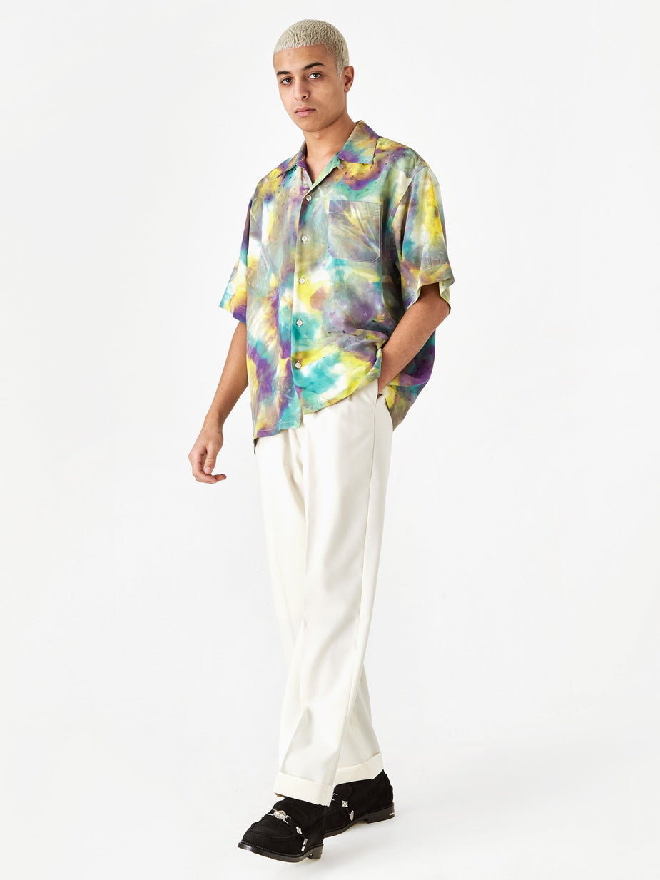Marni Marni Tie Dye Viscose Jacquard Shirt - Yellow Tie Dye - Yellow