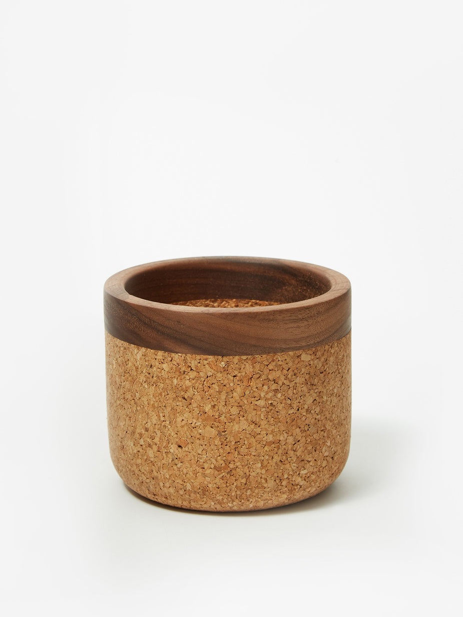 Melanie Abrantes Melanie Abrantes Large Walnut & Cork Bowl - Other