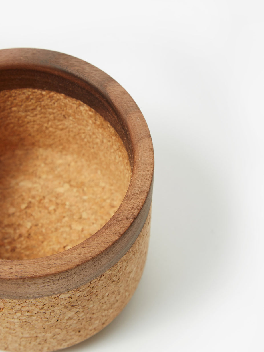 Melanie Abrantes Melanie Abrantes Large Walnut & Cork Bowl - Other