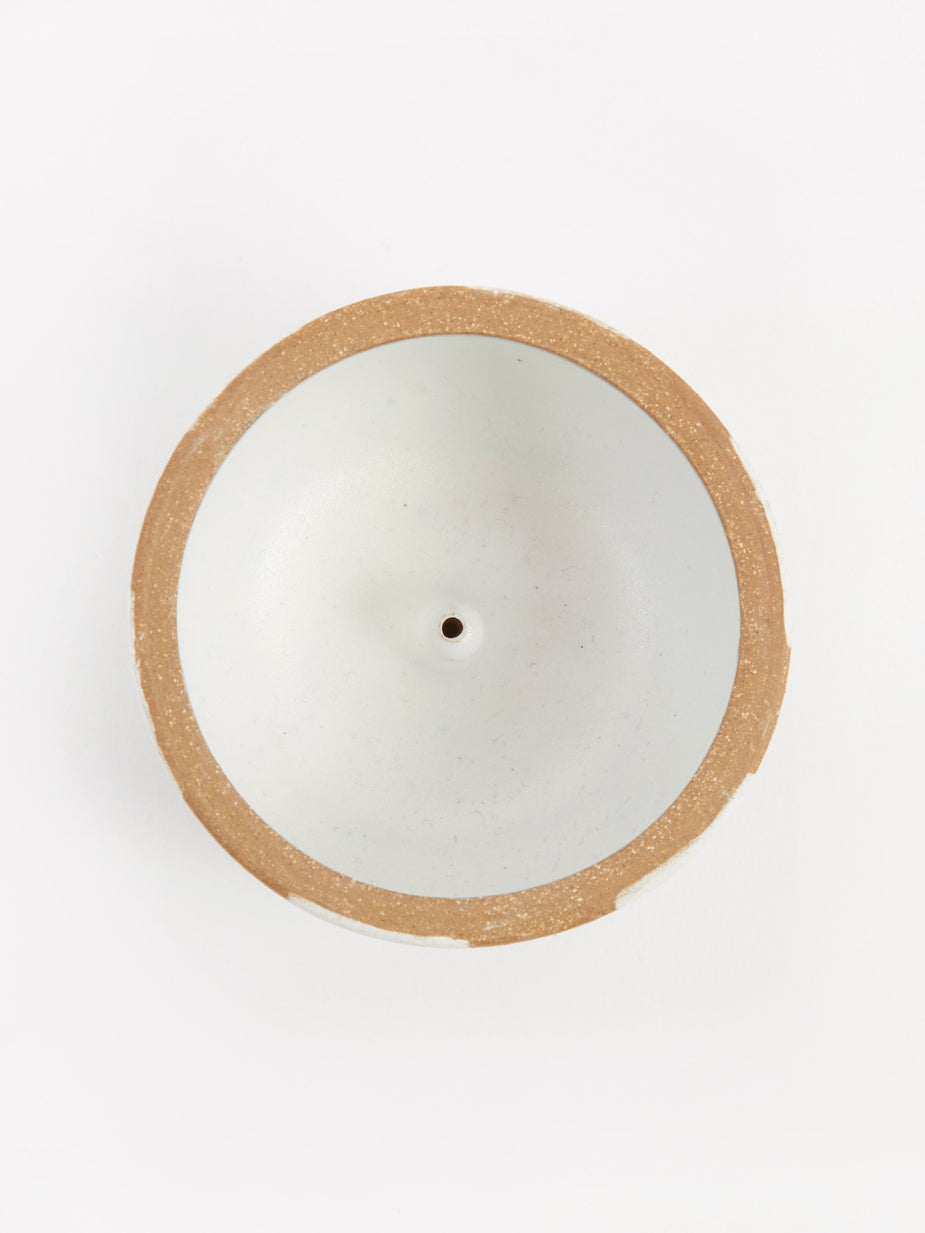Mellow Mellow Incense Bowl Large - Light Brown Outside Check - Brown