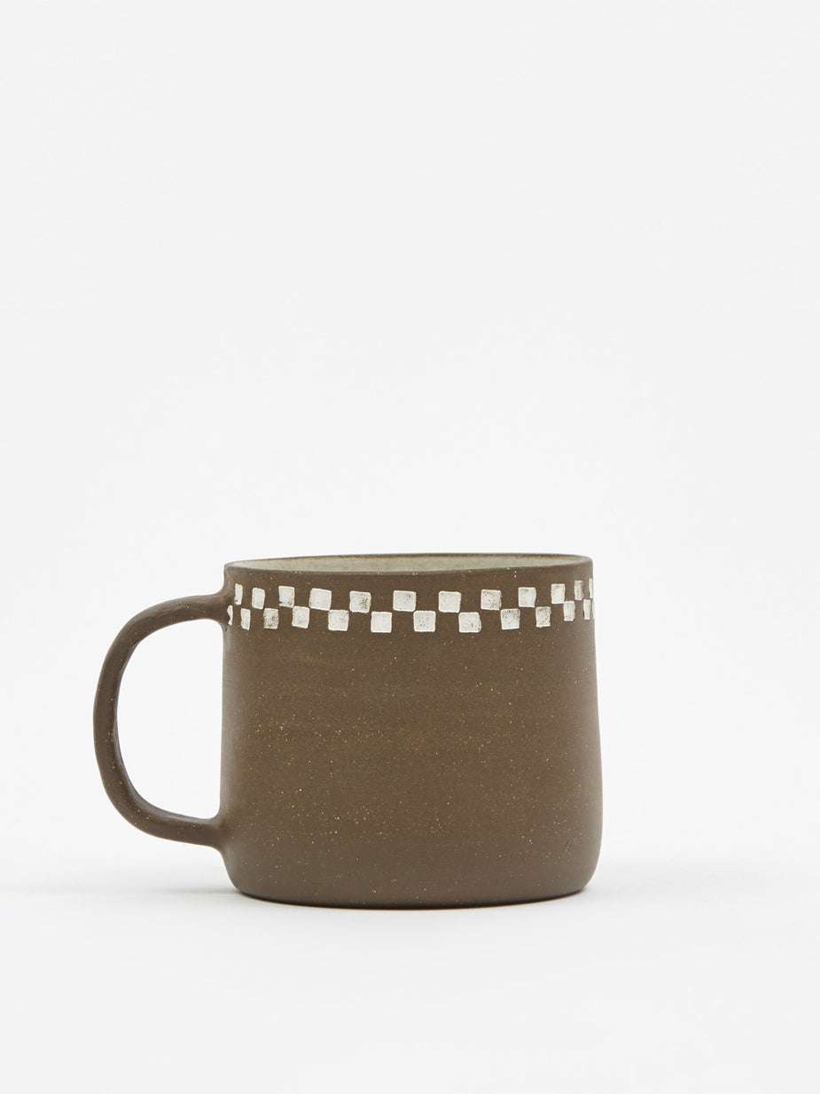 Mellow Mellow Mug - Dark Brown - Brown