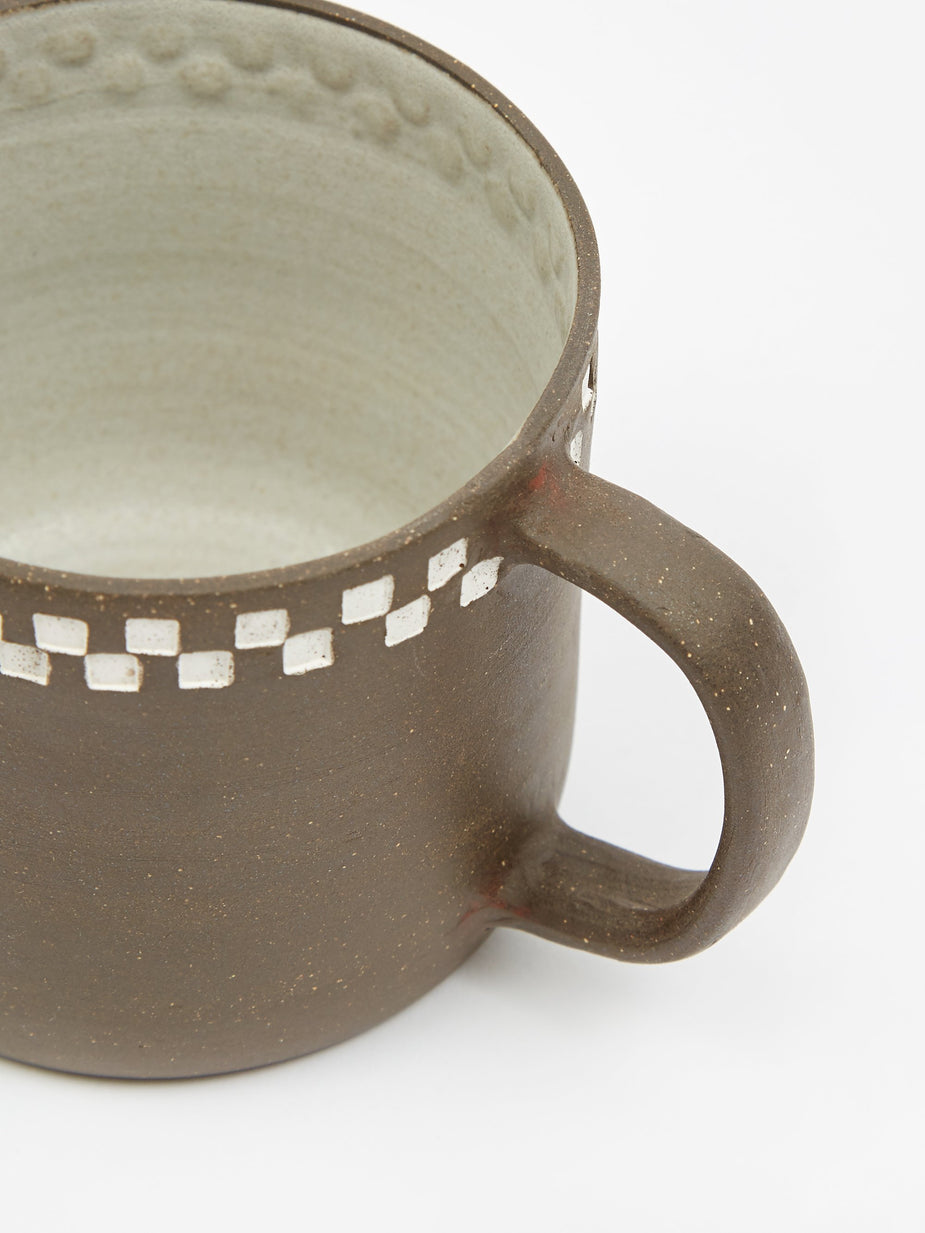 Mellow Mellow Mug - Dark Brown - Brown