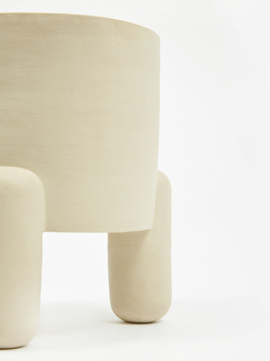 Mema Studio Mema Studio Small Pillar Planter - Smooth - Other
