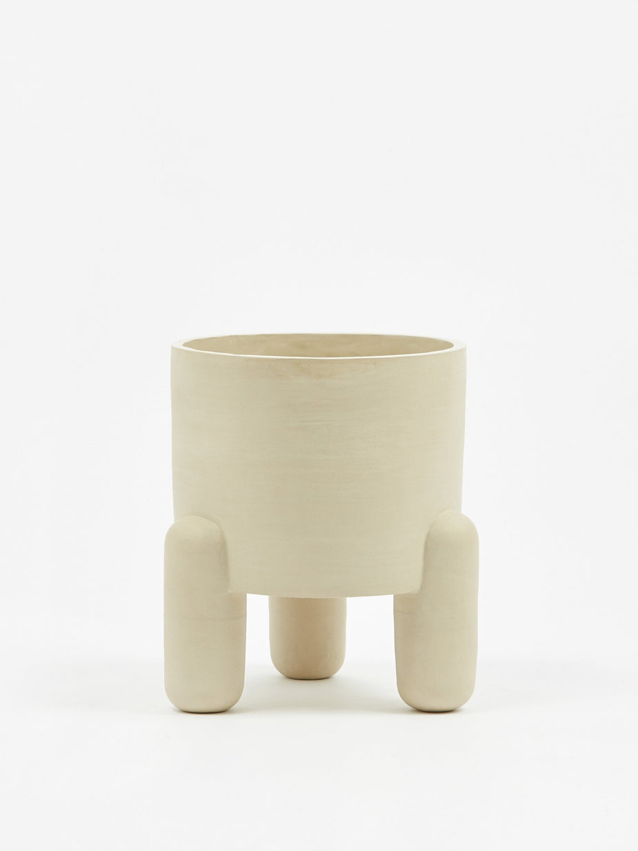 Mema Studio Mema Studio Small Pillar Planter - Smooth - Other