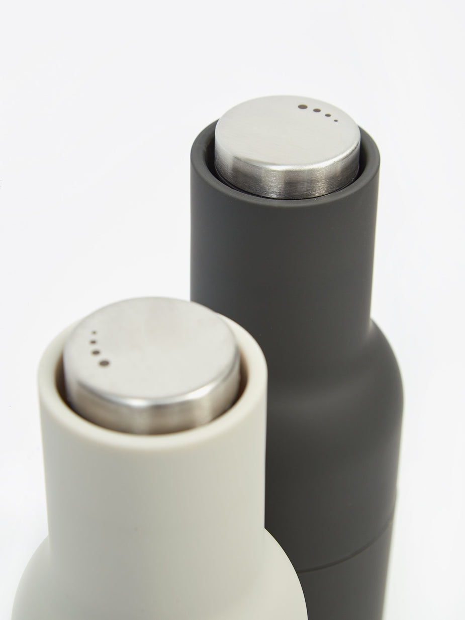 Menu Menu Bottle Grinder 2 Pack Steel Lid - Ash/Carbon - Grey