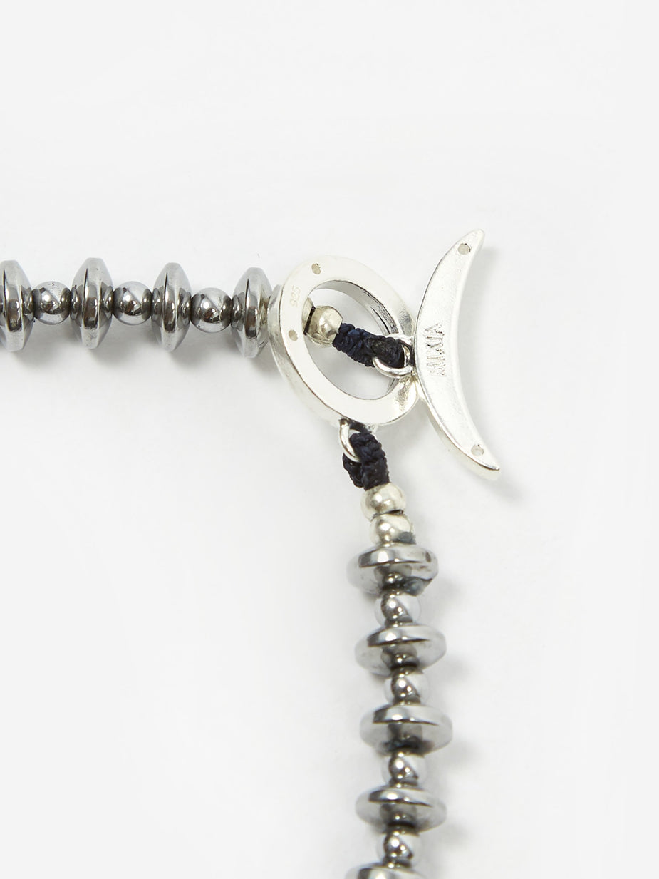 Mikia Mikia Hematite Roundel Stone Bracelet - Hematite - Other