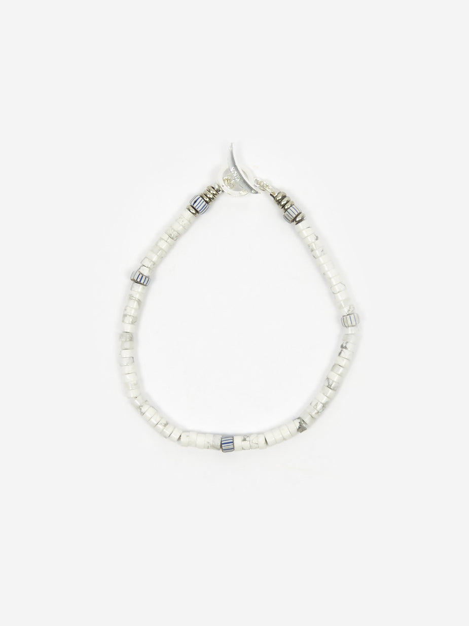 Mikia Mikia Roundel Stone Bracelet - Howlite - Other