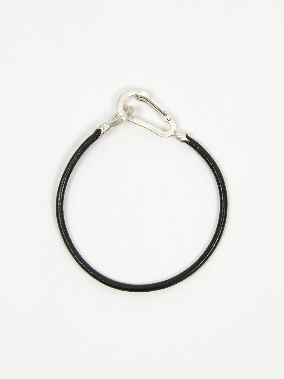Mikia Mikia Snake Karabiner Bracelet - Black - Black