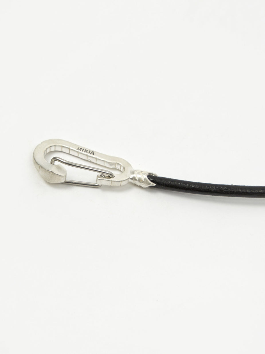 Mikia Mikia Snake Karabiner Bracelet - Black - Black