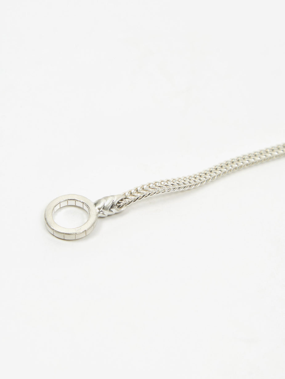 Mikia Mikia Snake Karabiner Bracelet - Silver Chain - Silver