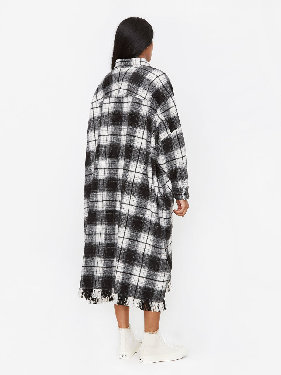 Zucca Zucca Checked Shirt Dress - Black/White - Black