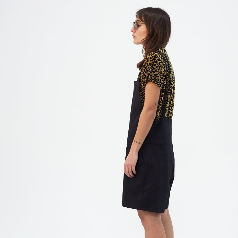 Baserange Baserange Short Strap Overall - Black - Black