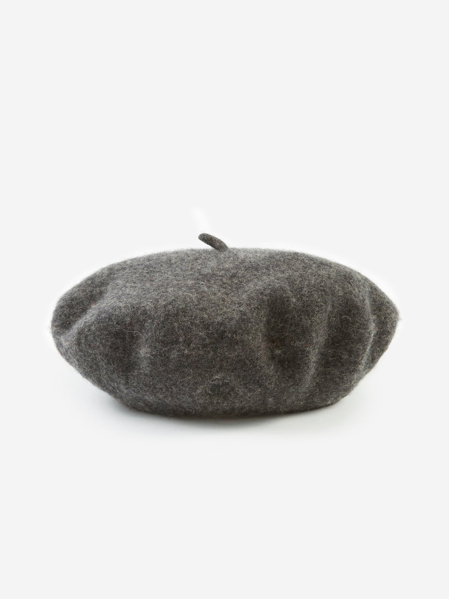 Goods By Goodhood Goods By Goodhood Beret - Charcoal/Black - Black