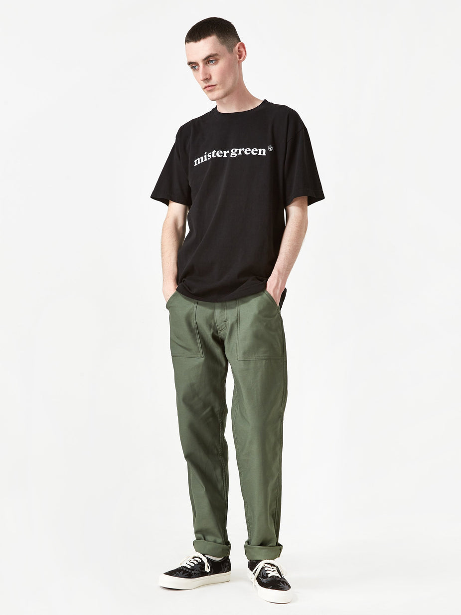 Mister Green Mister Green Wordmark T-Shirt - Black - Black