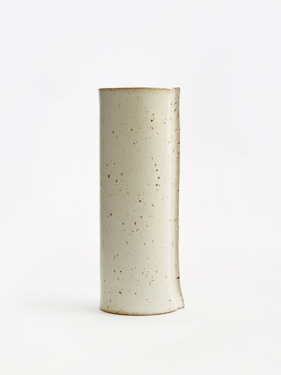 Miyelle Miyelle Bud Vase - Satin Cream - Neutrals