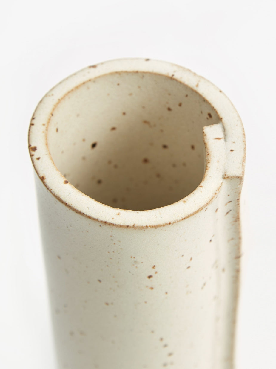 Miyelle Miyelle Bud Vase - Satin Cream - Neutrals