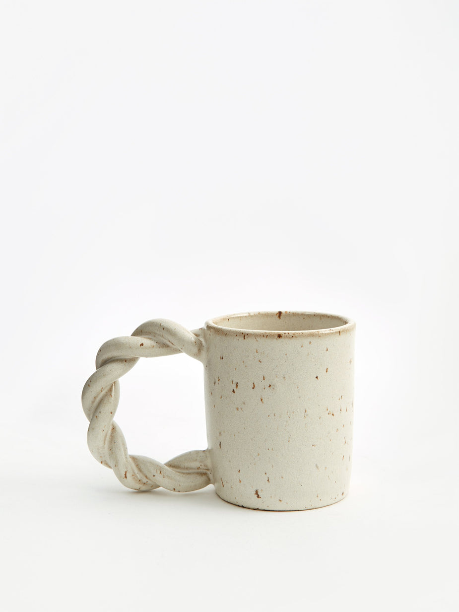 Miyelle Miyelle Twisteeee Mug - Satin Cream - Neutrals