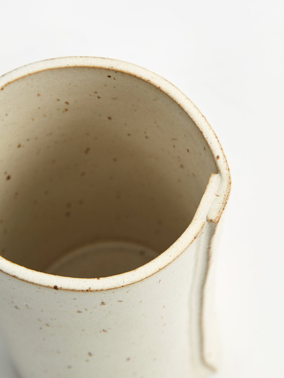 Miyelle Miyelle Vase - Satin Cream - Neutrals