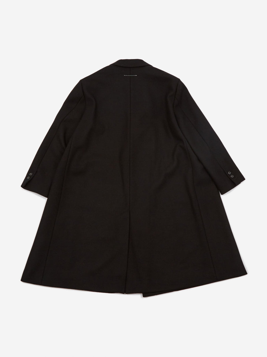 MM6 Maison Margiela MM6 Maison Margiela Double Breasted Coat - Black - Black