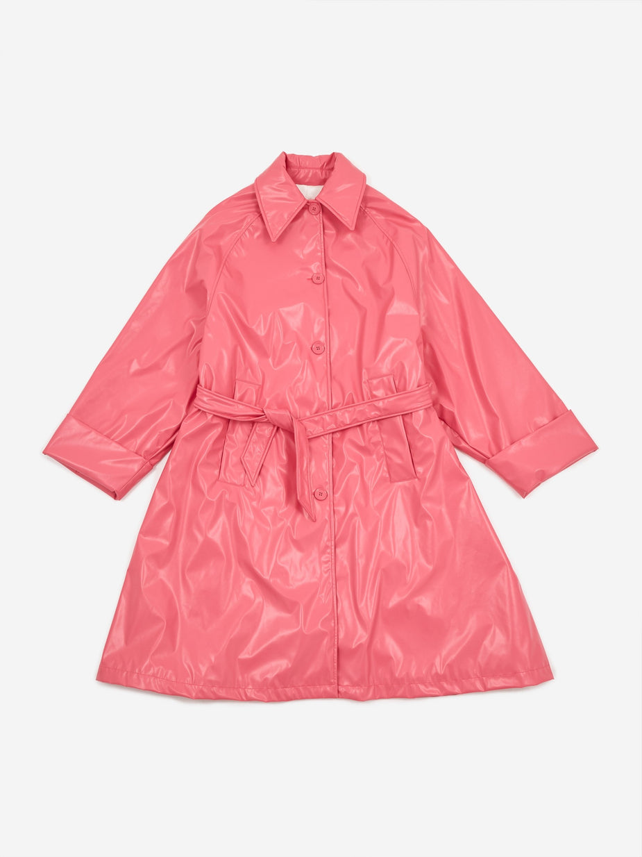 MM6 Maison Margiela MM6 Maison Margiela A-Line Coat - Barbie Pink - Pink